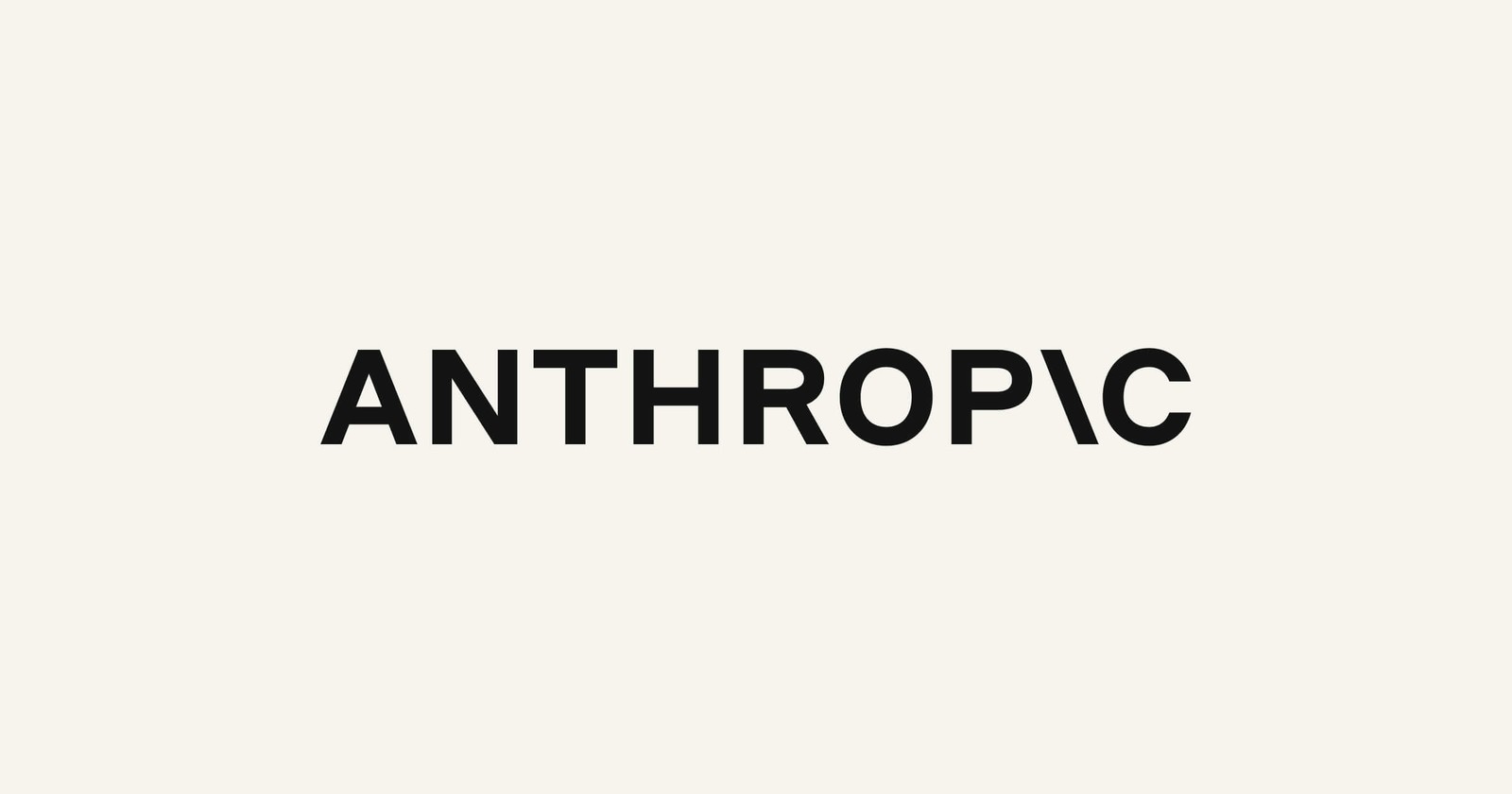 Anthropic 标识