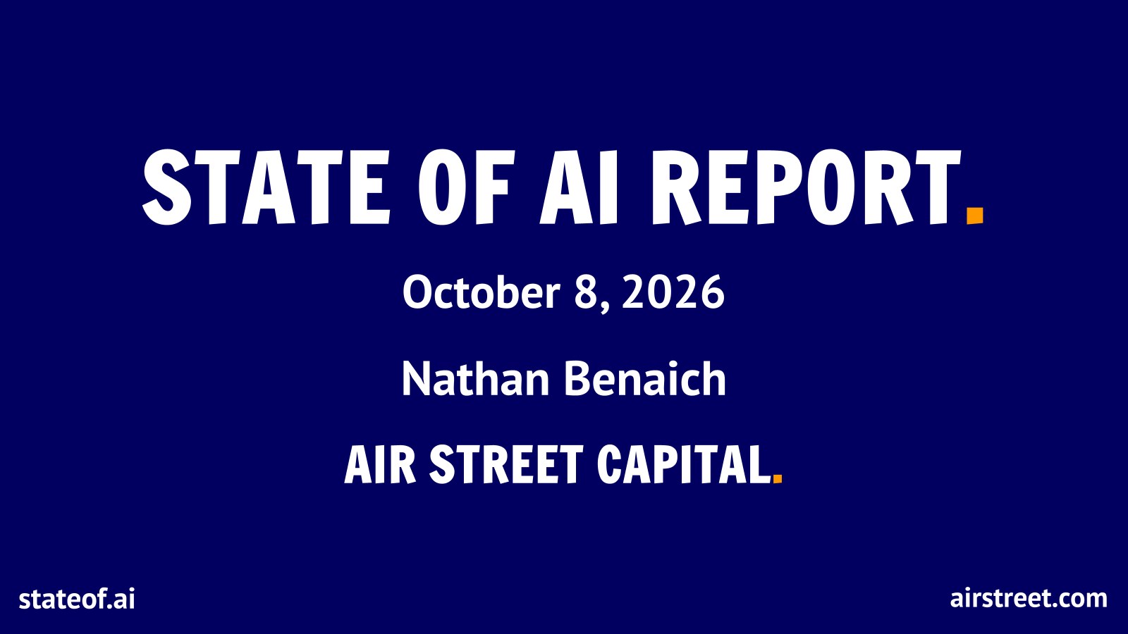 State of AI 报告