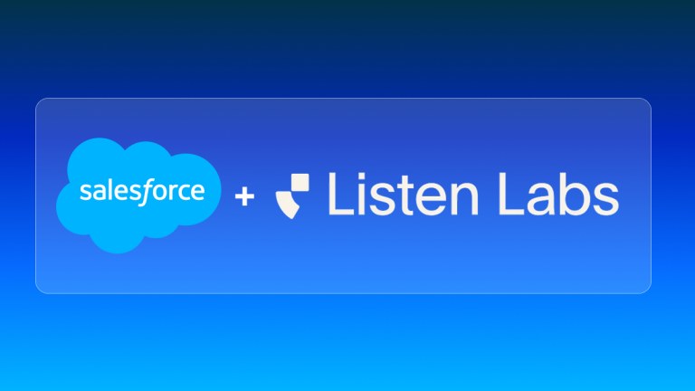 Salesforce 收购 Listen Labs